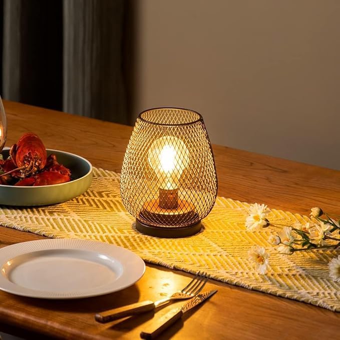 Set of 6 Battery Operated Lamp LED Table Lantern, Events - Image 4