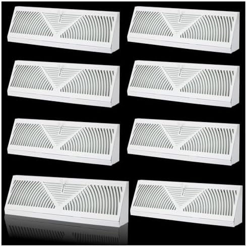 8Pack 15 inch Baseboard Register Vent by EXCELFU