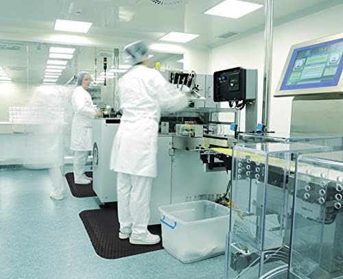 M+A Matting 422-BLKBO-3F 2F rgonomic Industrial-Grade Anti-Fatigue Mat 7/8" 3' - Image 2