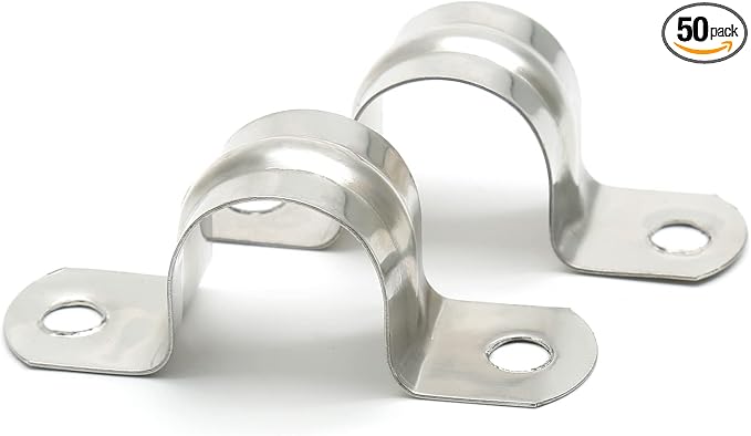 M20 3/4 Inch Conduit Clamps, Stainless Steel Cable Clamp, Rigid Pipe Strip by suiwotin