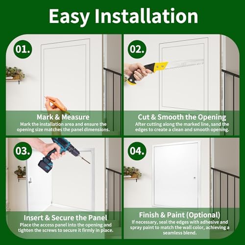 24 x 36 Access Panel for Drywall, Thicken 1.2mm Ceiling Access Panel for Drywall - Image 6
