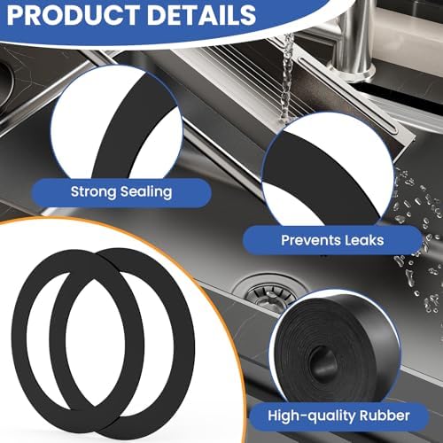 2 Pcs Kitchen Sink Drain Garbage Disposal Gasket - Image 4