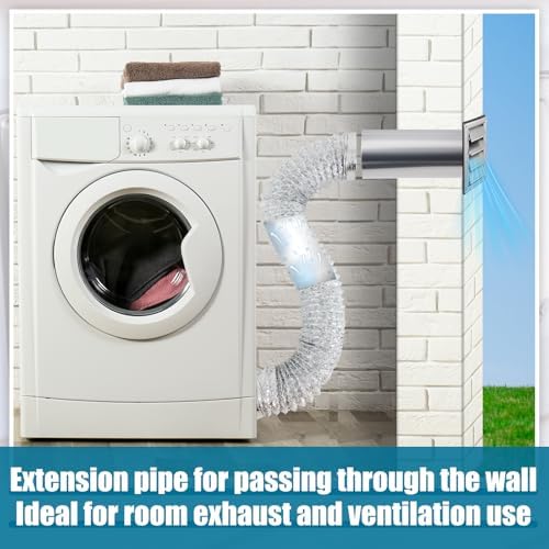 Glooglitter 4'' Dryer Vent Cover Outside Wall Stainless Steel Dryer Vent Cover - Image 6