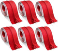 6 Rolls Heavy Duty Zipper for Dust Barriers, 7 ft x 3 Inch by Unknown
