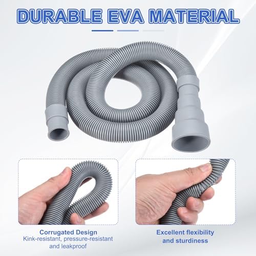 PATIKIL Washing Machine Drain Hose 1.5m/4.9FT - Image 5