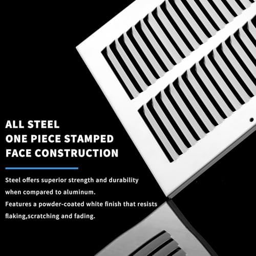 22x10 Vent Cover, Air Return Vent Cover, Flat Vent Cover, Rejillas De Aire - Image 3