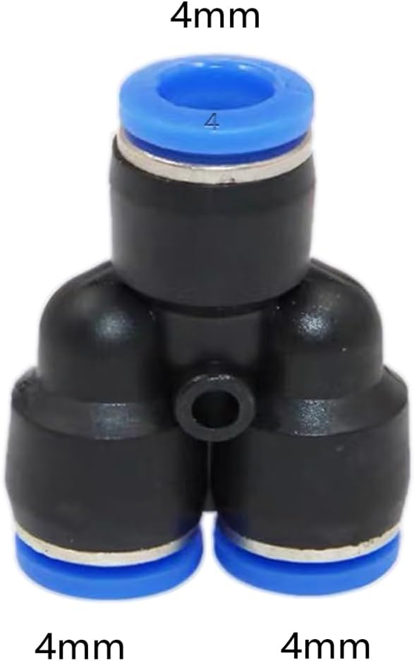 4mm OD Y splitter Push to connect Fittings, push to connect air fittings - Image 2