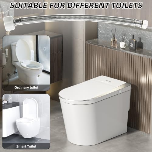RV Toilet Seal Kit with 12 inch Flexible Toilet Connector - Image 2