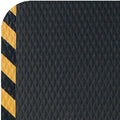 M+A Matting Hog Heaven Industrial-Grade Anti-Fatigue Mat | OSHA Yellow Striped by MAMatting