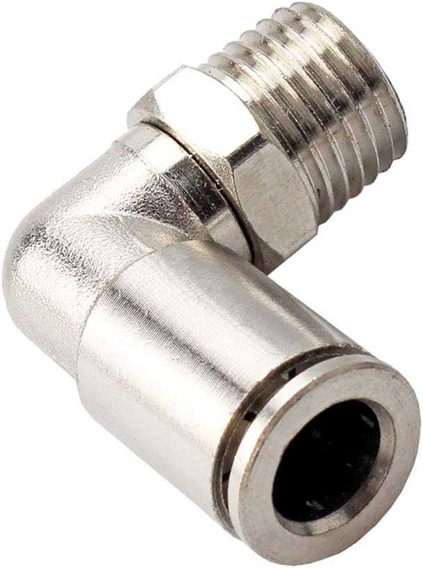 Beduan Brass BPL Push to Connect Air Fittings Elbow 3/8" Tube OD x 3/8" NPT - Image 2
