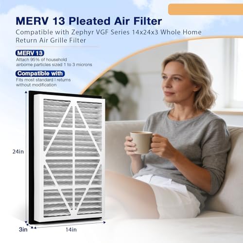 2Pack 14x24x3 MERV13 air Filter Replacement - Image 2