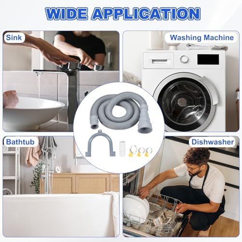 PATIKIL Washing Machine Drain Hose 1m/3.3FT - Image 7