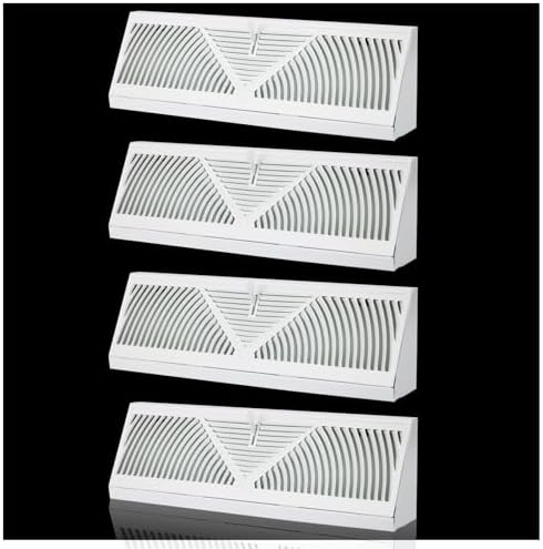 4PK 18 inch Baseboard Register Vent by EXCELFU