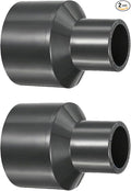 2 x 3/4 Inch SCH80 PVC Reducing Coupling, Increaser/Reducer Connector Pipe by Huyfoig