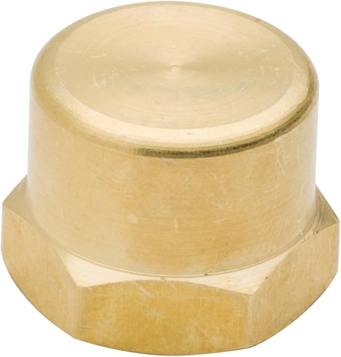 Brass Pipe Fitting Cap 3/8" NPT Female Hex Head 1200psi High Pressure - Image 5