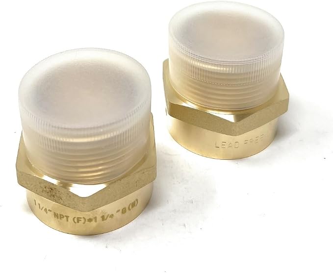 Cascada Lead-Free 1 1/4" G Thread Male to NPT Female Adapter | G Thread Male to - Image 5