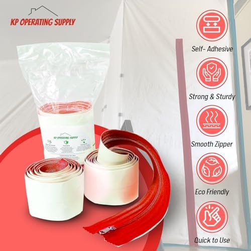 KP Operating Supply Peel and Stick Zipper 2 Pack - Image 2