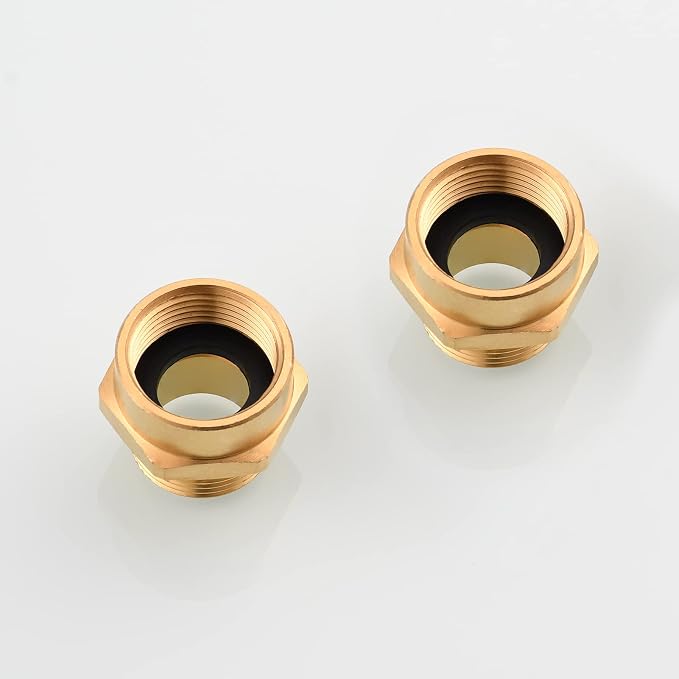 Brass Garden Hose Adapter G 3/4" Female to 3/4" NPT Male Connector Pipe Fitting - Image 6