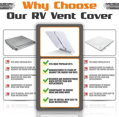 Camp'N 14.5 Inch Universal RV Roof Vent - Image 5
