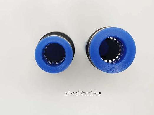 zjxed 14mm OD x 12mm OD Pneumatic quick Connector Push to Connect fittings - Image 2