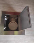 Metal Floor Access Panel for Shower Valves – Durable Plumbing Inspection Hatch by Unknown