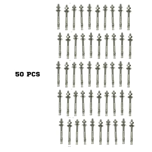 Mighty Fasteners Wedge Anchors – Heavy-Duty 304 Stainless Steel Expansion Bolts - Image 2