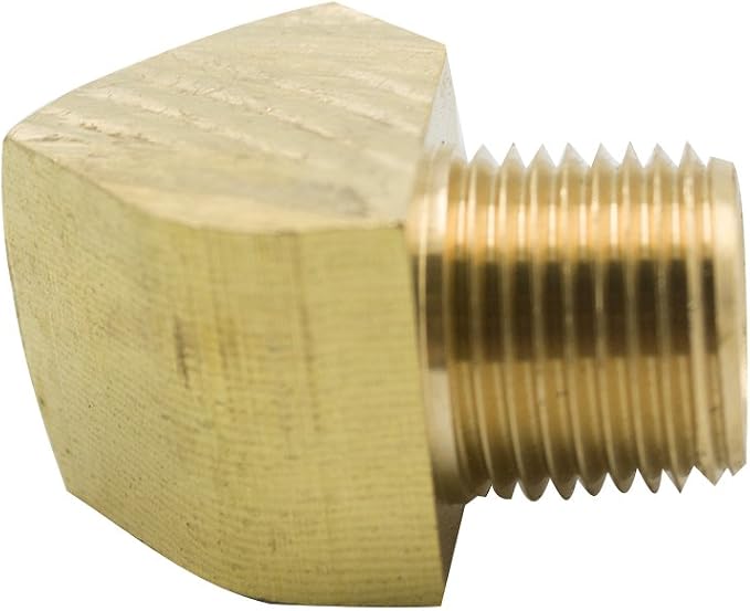 45 Degree Street Elbow 3/8" NPT Male x 3/8" NPT Female Brass Pipe Fitting - Image 4