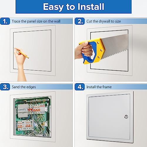 Access Panel for Drywall/Ceiling, Wall Hole Cover - Image 5