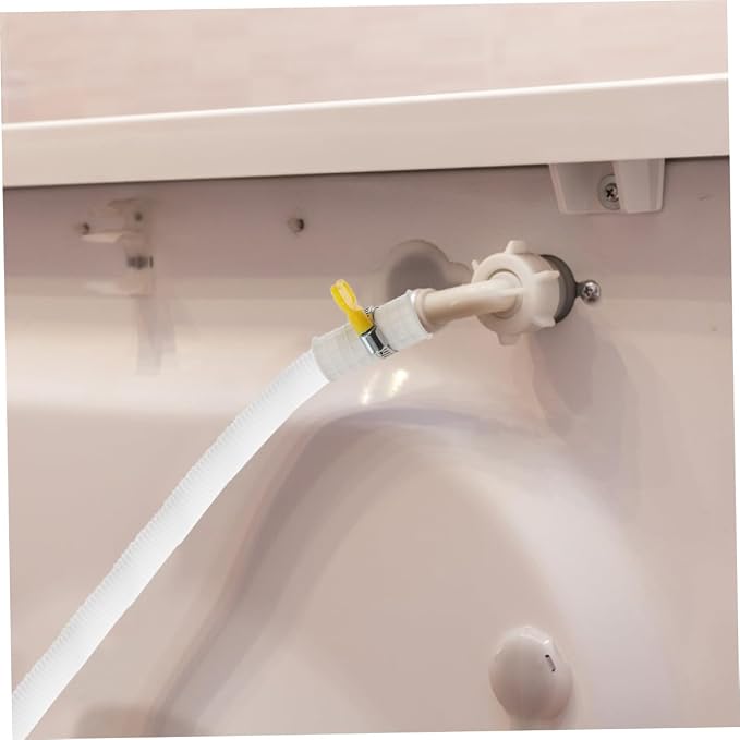 IMIKEYA 2pcs Washer Drain Hose Extension Flexible Drain Pipe Clamp - Image 5