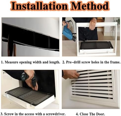 Black 18x28in Return Air Grille - Image 6