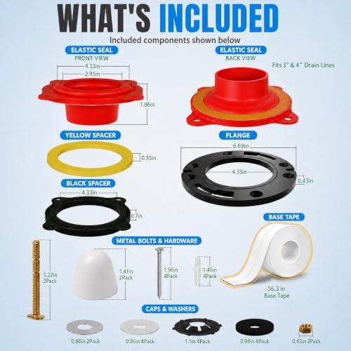 MENNTY Toilet Flange Repair Kit - Image 5