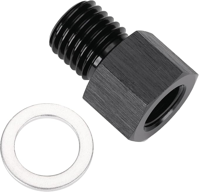 M12x1.5 Male Metric to 1/8 NPT Female Oil Pressure Sensor Adapter Fitting by Podavelle
