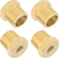 KOOTANS 4pcs Heavy Duty 1/2 NPT Male Thread to 1/8 NPT Female Thread Brass by KOOTANS