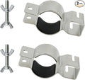 2 Pcs Adjustable Pipe and Drape Clamps, Heavy Duty Crossbar Hanger Bracket by Unknown