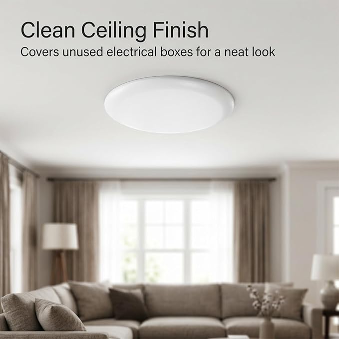 3 Pcs CP3540 Ceiling Cover Plate, Round Electrical Box Cover - Image 4