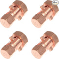 RLECS 4pcs TJ-10 Copper Open Bolt Wire Clamp Power Fittings are Used to by Unknown