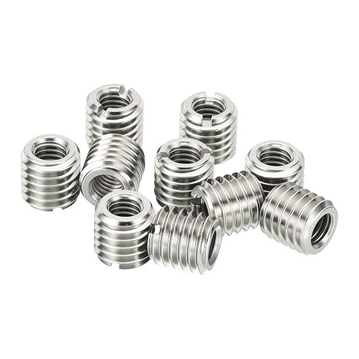 10Pcs Thread Adapter Sleeve Reducing Nut, M5 M to M3 F, 10mm Length | M5 x 0.8 by HIPICCO