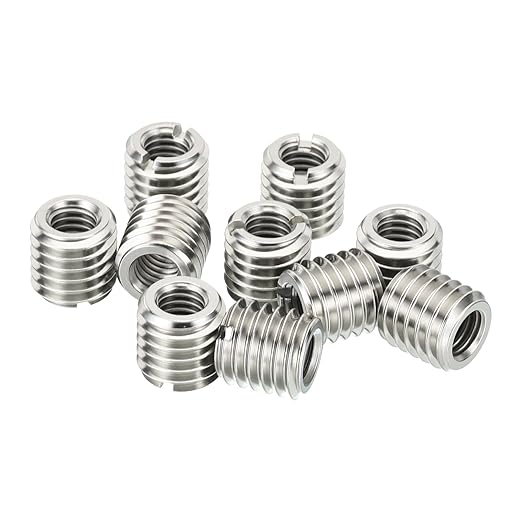 10Pcs Thread Adapter Sleeve Reducing Nut, M10 M to M8 F, 10mm Length | M10 x by HIPICCO