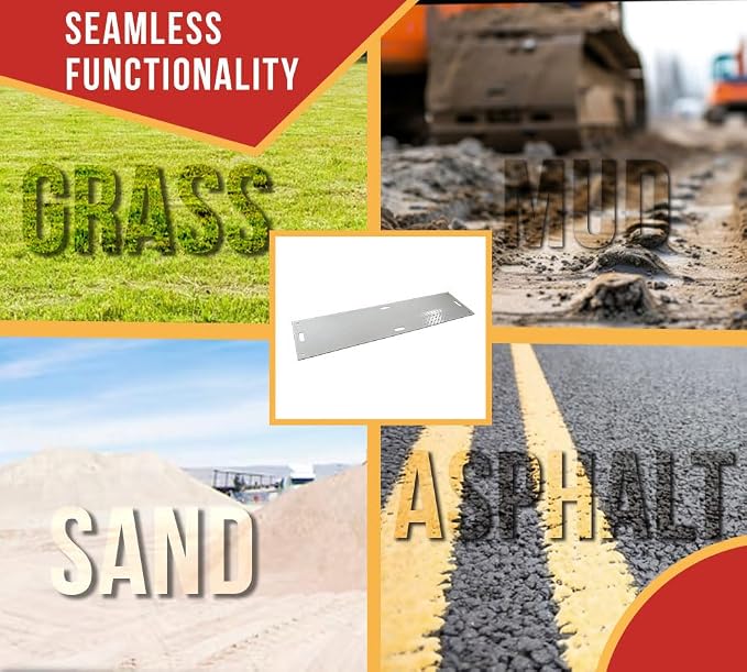 10 Pk 2' x 8' - 1/2" Thick Heavy Duty White Ground Protection Mats - Easily - Image 7