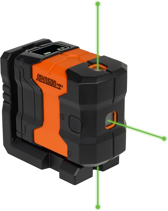Johnson Level & Tool JDT300-GN3D Laser Level, Self-Leveling Kit 3 Dot Laser - Image 4