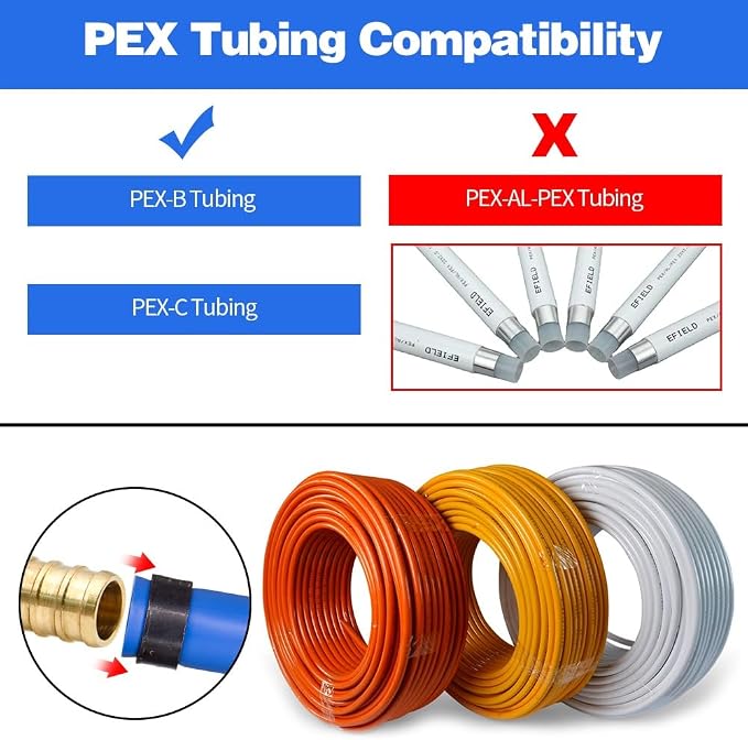 5 Pack Drop Ear Elbow Fittings, PEX 1/2" x 1/2" NPT Female Threaded Adapter - Image 4