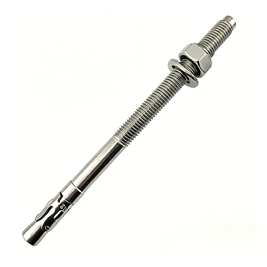 1/2"x10"304 Stainless Steel Wedge Concrete Anchors, Heavy Duty Expansion Bolts by Unknown