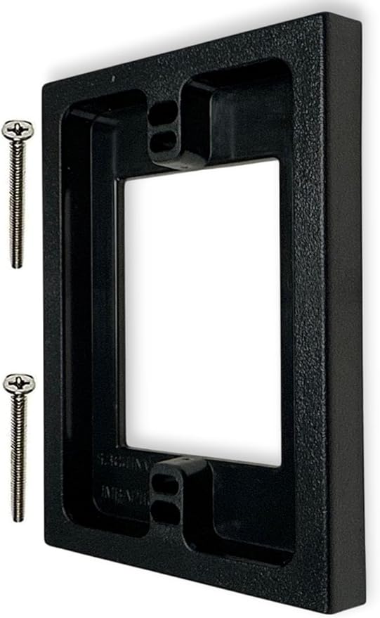 iMBAPrice BES1-BK Black 1-Gang Electrical Box Extender, 1 Pack | 5/8" by iMBAPrice