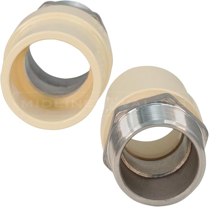 Supply Giant TTDQN334 Male x CPVC Adapter Transition Pipe Fitting; Durable Over - Image 2
