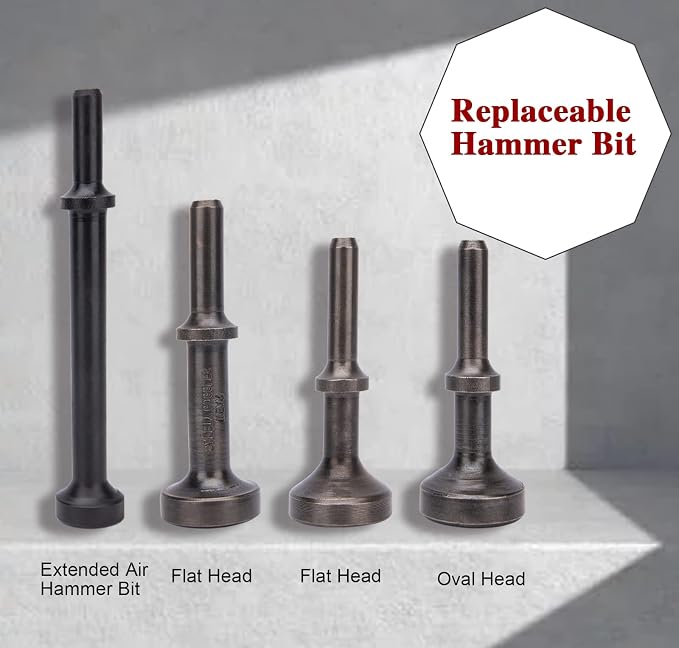 Smoothing Air Hammer Bits Set, Power Hammer Drills Tools - Image 7