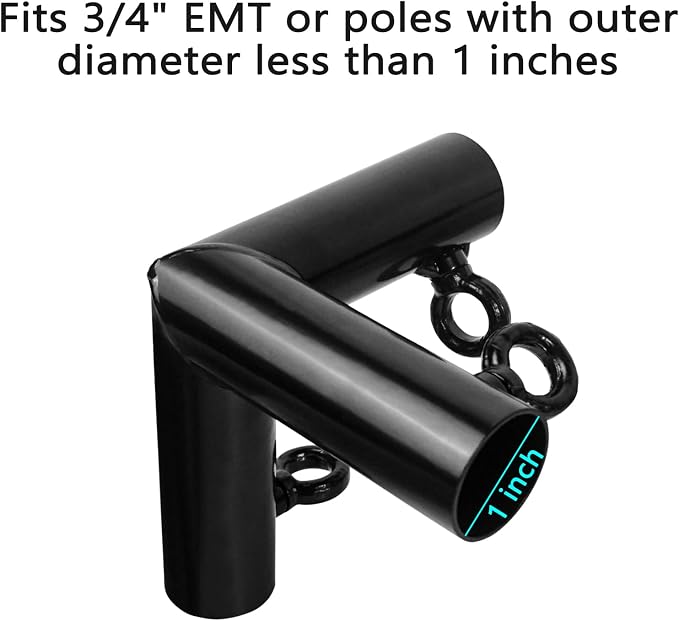 Luwint Flat Canopy Fittings Kit, Fits 3/4" EMT Pipe - Image 7
