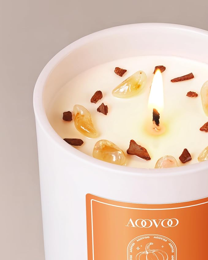AOOVOO Pumpkin Scented Candles for Women - Image 4