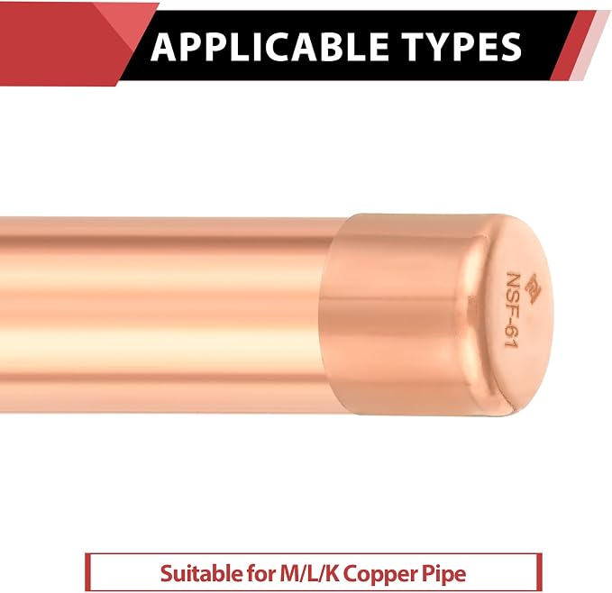1 Piece EFIELD 1-1/4-inch Solder Copper Pipe End Cap | Copper Plumbing Fittings - Image 5