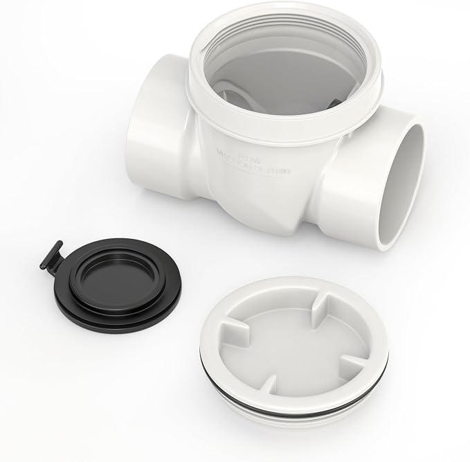 GASHER 4" PVC Backflow Preventer Valve, Sewer Check Back Flow Preventer Drain - Image 7