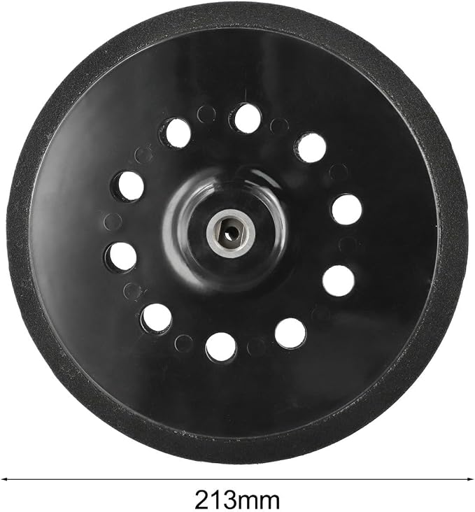 9 Inch 10-Hole Sanding Disc Support Plate, - Image 2